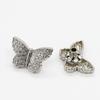Manguito quatro-fechar cardigã botão de metal botão de pressão atacado tweed botão feminino botão grosso camisola de diamante cheio de borboleta casaco decorativo