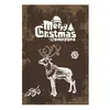 Pintura em lata de Natal atacado Véspera de Natal pintura decorativa de ferro fornecimento transfronteiriço Europa e Estados Unidos decoração de atmosfera festiva retrô