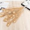 Flores Artificiales Hojas Doradas Boda Navidad Año Nuevo Decoración Eucalipto Dorado Decoración Cubo de la Fortuna Hojas de Dinero Hojas de Ginkgo