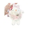 Estilo Coreano Lindo Conejo de Orejas Caídas Llavero para Coche Colgante Muñeco de Peluche Lindo Bolso Pequeña Joyería Colgante Regalo para Novia