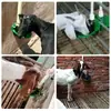 Bebedero automático para ovejas con válvula de plástico y cobre, bebedero automático de bola flotante, abrevadero antivuelco para ganadería