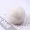 Venta al por mayor del fabricante Bolas de Pelo Falso de Conejo de 8 cm, Colgantes de Bola de Pelo para Fundas de Teléfono y Bolsos, Accesorios de Ropa DIY, Accesorios para el Cabello