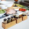 Caja de Almacenamiento para Cubiertos de Mesa de Cocina Organizador Divisor para Cajón de Cosméticos Caja de Almacenamiento Cuchillo Telescópico Caja de Almacenamiento de Madera