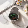 Anillo de tracción de aleación carga súper rápida 100w carga flash carga súper rápida cargador de coche invisible cargador de coche pd30w universal
