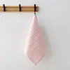 Toalla Cuadrada de Algodón Puro Waffle para Cocina, Toalla de Mano, Toalla Pequeña de Algodón Puro tipo Panal Clase A, Absorbente y Transpirable