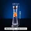 Tetera de Acrílico para PC de Agua Fría Olla para Bebidas de Restaurante Olla para Jugos Olla para Cerveza Dispensador de Vino de Plástico Resistente a Altas Temperaturas