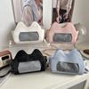 Bolso pequeño combinable para mujer, nueva moda de primavera 2025, estilo occidental, bolso bandolera combinable para ir al trabajo, pequeño y bonito bolso con forma de gato