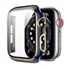 Para iwatch987654SE Apple Watch Ultra2 Película de Vidro Temperado Integrada Capa Protetora Galvanizada Cobertura Total Resistente a Quedas