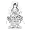 Pintura Colgante Dorada Thangka Hombre Sabio Bodhisattva Manjushri Dibujo Lineal Pintura al Óleo Digital Colorear DIY Regalo Pintado a Mano Pintura al Óleo De Zhu