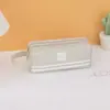 Estuche de gran capacidad al por mayor bolsa de papelería portátil de alto valor estuche simple con logotipo impreso a medida para estudiantes de primaria y secundaria
