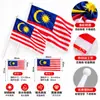 Bandera Malasia de Mano Transfronteriza 15*30cm Bandera de Malasia Decoración Día Nacional de Malasia