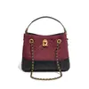 Bolsa de Corrente Estilo Pequeno Luxo em Camurça Fosca para Mulheres, Bolsa de Mão Tecida à Mão, Bolsa Tote, Bolsa de Ombro Único, Bolsa Transversal, Bolsa Quadrada Pequena