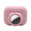 Airpods pro/3ª geração airtag dispositivo anti-perda 2 em 1 toque óleo silicone capa protetora