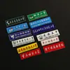 Insignia de Nombre Grabado de Placa de Dos Colores Tipo Pin Tarjeta de Nombre Escolar Insignia de Trabajo Corporativa Insignia Escolar Insignia Escolar de Estudiante