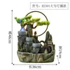 Ornamento de Água Circulante Alpino para Sala de Estar, Aquário, Rochedo, Roda d'Água, Fonte, Decoração de Bonsai, Bola Giratória Feng Shui Atratora de Riqueza