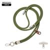 Cordón elegante de 6 mm con hebilla doble para teléfono móvil, para muñeca, corto, funda para teléfono móvil, cordón tejido, cordón para cámara/llaves, antipérdida