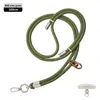 Cordón de Teléfono Móvil de Gama Alta Correa Resistente de 6 mm para Cuello Cruzado Ajustable Exterior Anti-Pérdida Exquisita Cuerda Tejida para Muñeca