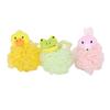 Fábrica personalizada vários estilos de alta qualidade bonito dos desenhos animados toalha material animal Bath flor crianças cor animal bola de banho