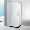 Comercio Exterior Hotel y B&B Ingeniería Vidrio Templado Mampara Cabina de Ducha Separación Seca y Húmeda Forma de L Puerta Doble Corredera Cabina de Ducha