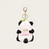 Mochila de Chengdu Colgante de Oso Panda para Mochila Escolar Muñeco Regalo Llavero de Coche Juguete de Peluche Colgante de Peluche para Estudiantes Mujeres