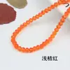 Kit de Materiales para Pulseras DIY Hechas a Mano con Cuentas 8mm Cristal de Vidrio Cuentas Planas Cuentas para Puerta Cortina Divisoria Cuentas Sueltas Semiacabadas