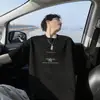 2026 Verano Nuevo Estilo Letra Cuello Redondo Estilo Americano Moderno Bordado Camiseta Manga Corta Juvenil Holgada Moderna Marca Top para Hombres
