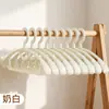 Cabide de Armazenamento Multifuncional Espesso Não Marcação para Roupas Domésticas Transfronteiriças com Ombros Largos, Antiderrapante, Uso Duplo para Roupas Secas e Molhadas, Cabide de Plástico