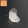 Peça de Fixação de Canto Reforçada em Aço Inoxidável Suporte Triângulo de Ferro 90 Graus Suporte para Placa Laminada Tipo L Peça de Ferro de Canto 7