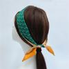 Pañuelo de seda pequeño con diseño de diamante Y para mujer, banda para el pelo, para primavera, venta al por mayor
