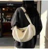 Bolso de Hombro Cruzado Casual de Moda Transfronterizo de Gran Capacidad Tipo Empanada 2025 Nuevo Versátil Rayas en Bloque de Color Deportivo