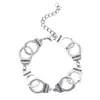 Pulsera de esposas estilo japonés y coreano ins estilo frío metal retro moda creativa pulsera de pareja pulsera de moda al por mayor