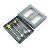 Cuchara Tenedor de Navidad Transfronterizo Acero Inoxidable Alto Valor de Color Cuchara para Café Postre Tenedor de Fruta Vajilla Navideña Juego de Regalo