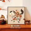Hazte Rico y Próspero Inmediatamente, Pintura Decorativa para Sala de Estar, Pintura Festiva de Mesa de Entrada para Año Nuevo, Pintura Colgante para Dormitorio Comedor Mesita de Noche, Nuevo