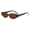 Gafas de sol de estilo europeo y americano 2026 para mujer, Gafas de moda de montura pequeña de alta gama, Gafas de sol estilo ojo de gato Y2K estilo callejero para hombre