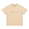 Camiseta de manga corta holgada informal con letras ESENCIALES de High Street para hombre y mujer, ideal para parejas, con el tema de la NIEBLA de FEAR OF GOD.