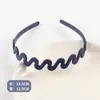 Diadema para Lavado Facial para Mujeres con Dientes, Banda para el Cabello Antideslizante para Aplicar Mascarillas Faciales, Diadema Simple de Color Sólido con Clip Hueco para el Cabello para Mujeres