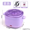 Mini Máquina de Terapia de Cera, Recipiente de Cera de Silicona Plegable, Resistente a Altas Temperaturas, Recipiente Antiadherente, Fácil de Limpiar, Máquina Todo en Uno de Fusión de Cera a Temperatura Constante
