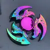Atacado do Fabricante Spinner Colorido de Liga para Ponta do Dedo Brinquedo de Barraca de Rua Brinquedo de Descompressão Hand Spinner Spinner de Dedo
