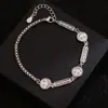 Pulsera Trendy Harajuku de Cara Sonriente para Mujer, Joyería de Moda Retro Disco Hip-Hop Punk Minimalista de Alta Gama