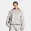 Sudadera Deportiva Casual Transfronteriza para Mujer, Ropa Holgada de Fitness, Running, Entrenamiento, Yoga, con Capucha, Moda, Estampado de Leopardo, Top Deportivo