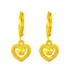 Pendientes de Oro Arena Vietnamita Amor Pendientes de Oro Pendientes Simples de Gota de Agua Accesorios Transfronterizos Joyería de Puesto Callejero Venta al por Mayor