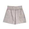 Shorts de Lã para Mulheres Outono e Inverno 2026, Corte Solto, Emagrecimento, Calças Pantalona de Cintura Alta em Linha A, Shorts para Botas Espessos Tendência