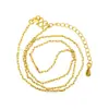 Collar de arena y oro transfronterizo joyería para damas no se decolora por mucho tiempo cadena de clavícula de nicho de alto nivel cadena de cobre imitación oro al por mayor