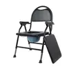 Asiento de inodoro plegable para ancianos, inodoro para silla de ruedas y inodoro portátil para personas con discapacidades - suministro del fabricante, reforzado y móvil