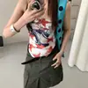 Lenço de Cabeça Estrela de Cinco Pontas Estilo Garota Picante Estilo Americano para Mulheres, Lenço de Pescoço Estilo Rua Retrô, Lenço de Cabeça, Lenço de Pescoço, Top Tubo, Lenço de Quadril, Lenço Quadrado