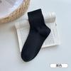 Calcetines Grises para Mujer, Algodón Puro, Antibacterianos, Desodorantes, Calcetines Deportivos Elásticos Sin Costuras, Absorbentes de Sudor, Transpirables, Anti-Pilling