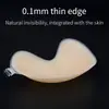 Almofadas de Silicone Líquido para Seios Sabor Manga, Lingerie Push-Up, Leve, Fina, Sem Costura, Almofadas de Sutiã Anti-Queda Peça Única Atacado