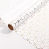 Fornecimento Exclusivo Transfronteiriço de Papel de Presente Branco com Coração Dourado Estampado para Dia dos Namorados e Papel de Presente com Estrelas para Aniversário