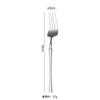 Vajilla de acero inoxidable de cintura pequeña y delgada transfronteriza, cuchillo para carne de hotel de comida occidental, tenedor y cuchara, cuatro piezas principales, traje de caja de regalo de 24 piezas
