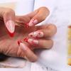 Unhas Vestíveis Transfronteiriças de Comércio Exterior, Adesivos de Unha de Aranha Preta Doce e Descolada Personalizados, Peças de Manicure Vestíveis, 24 Peças de Unhas Prontas
